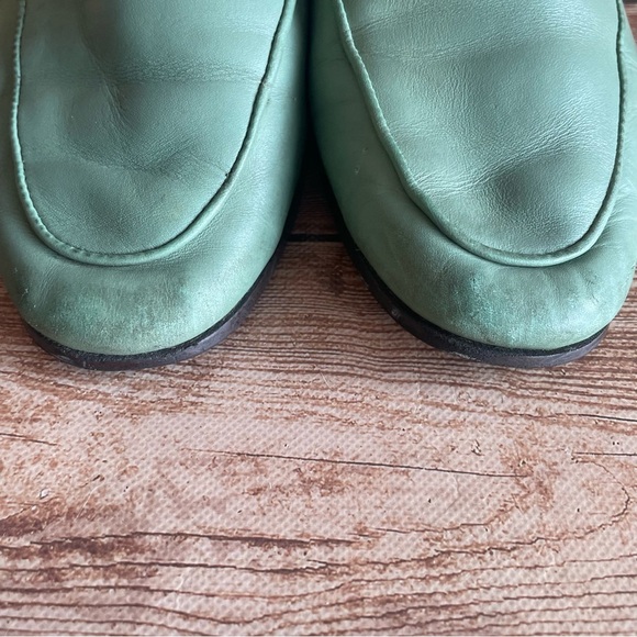 Sam Edelman Women\'s Loraine Tailored green slippers loafers size 8